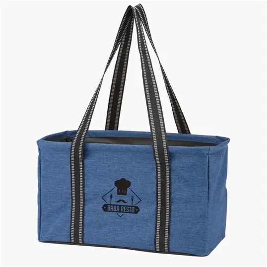 Junior Utility Tote Bag with Collapsible Wire-Rim Frame — view 10
