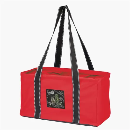 Junior Utility Tote Bag with Collapsible Wire-Rim Frame — view 7