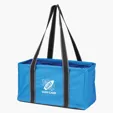 Junior Utility Tote Bag with Collapsible Wire-Rim Frame — view 2