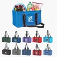 Junior Utility Tote Bag with Collapsible Wire-Rim Frame
