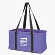 Junior Utility Tote Bag with Collapsible Wire-Rim Frame — view 6