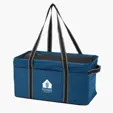 Jumbo Utility Tote Bag with Collapsible Wire-Rim Frame — view 2