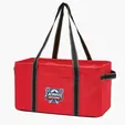 Jumbo Utility Tote Bag with Collapsible Wire-Rim Frame — view 7