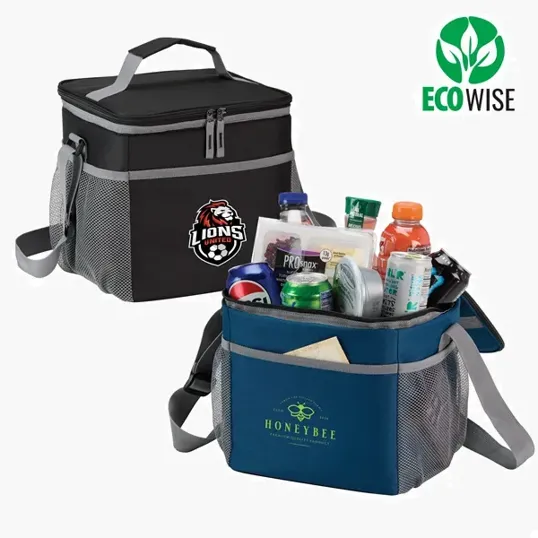 rPET 15-Can Cooler Bag, Lunch-Travel Tote