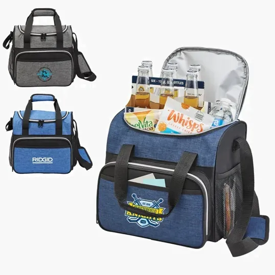 24-Can Heather Insulated Cooler Bag Tote — view 4