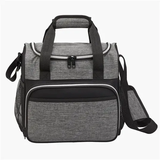 24-Can Heather Insulated Cooler Bag Tote — view 2