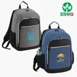 rPET Heather Laptop Backpack with Padded Back Panel
