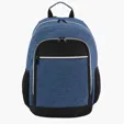 rPET Heather Laptop Backpack with Padded Back Panel — view 2