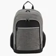 rPET Heather Laptop Backpack with Padded Back Panel — view 3