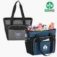 rPET Heather Cooler Tote with Zippered Main Compartment
