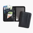 Junior Zippered Padfolio with Writing Pad and Pen Holder — view 2