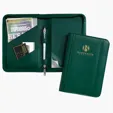 Junior Zippered Padfolio with Writing Pad and Pen Holder — view 4