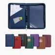 Junior Zippered Padfolio with Writing Pad and Pen Holder