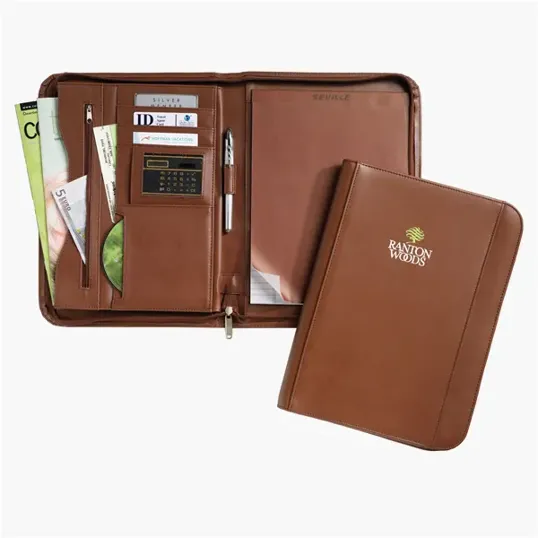 Deluxe Zippered Padfolio with Writing Pad — view 6