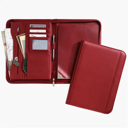 Deluxe Zippered Padfolio with Writing Pad — view 7