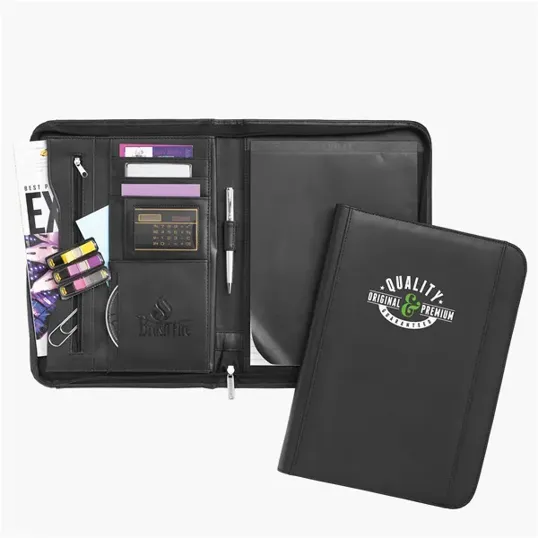Deluxe Zippered Padfolio with Writing Pad — view 8