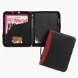 Conference Ring Folio Zippered Binder Padfolio with Paper — view 2