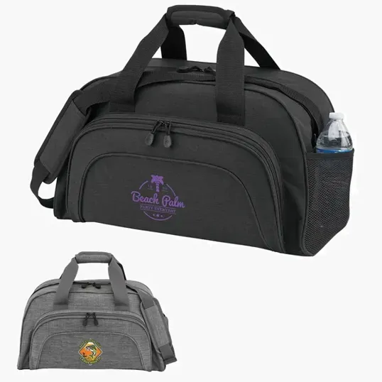 Elite Clubhouse 20" Duffel Bag in 600D Polyester & Heather — view 3