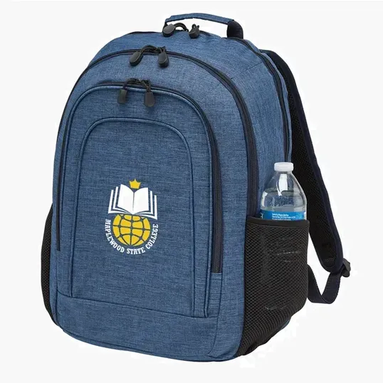 Elite Travel Laptop Backpack, 600D Polyester — view 4