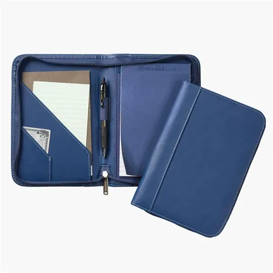 Jefferson Zippered Jr. Padfolio with 5 x 7 Writing Pad