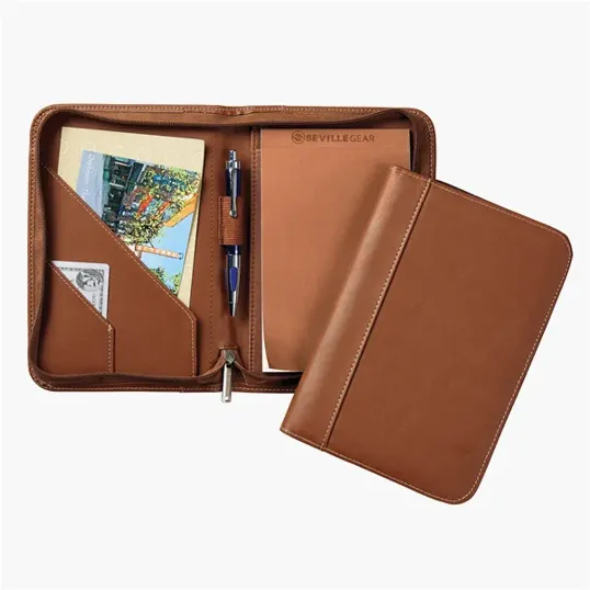 Jefferson Zippered Jr. Padfolio with 5 x 7 Writing Pad — view 2