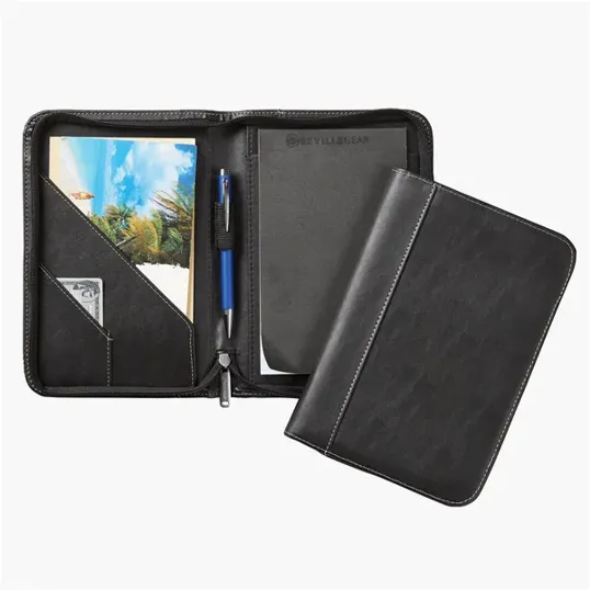 Jefferson Zippered Jr. Padfolio with 5 x 7 Writing Pad — view 3