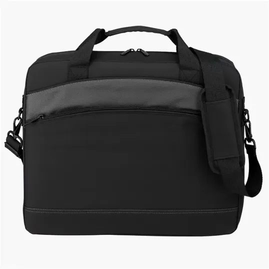 Slim Line Computer Briefcase, 600D Polyester Laptop Bag