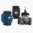 Golf Bag Shaped Toiletry Kit with Hanging Hook