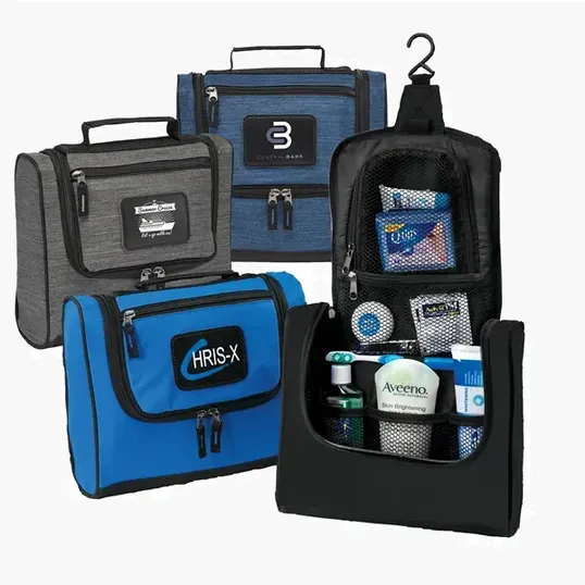 Toiletry Kit with Mesh Pockets and Hanging Hook — view 3
