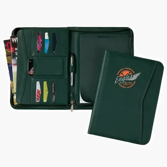 Next Gen Deluxe Zippered Padfolio — view 3