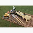 Starline 5-Piece Bamboo BBQ Set with Zippered Case — view 5