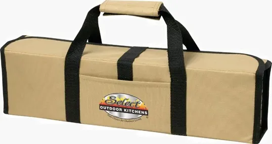 Starline 5-Piece Bamboo BBQ Set in Roll-Up Case — view 5
