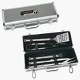 Blaze 5-Piece Stainless Steel BBQ Set with Carrying Case