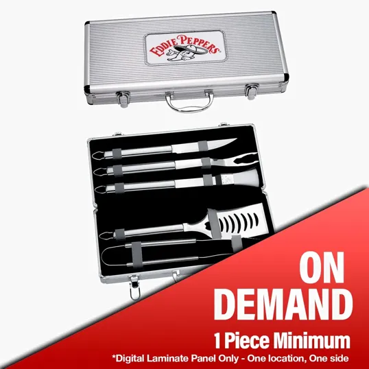 Starline 5-Piece Deluxe BBQ Set with Metal Carrying Case — view 3