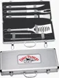 Starline 5-Piece Deluxe BBQ Set with Metal Carrying Case