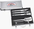 Starline 5-Piece Deluxe BBQ Set with Metal Carrying Case — view 2