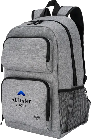 EarthTrendz™ 26L rPET Whitewater Laptop Backpack