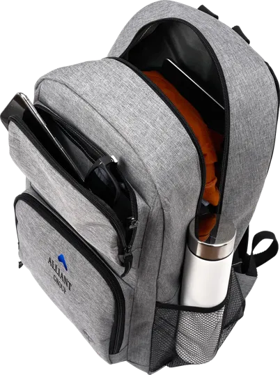 EarthTrendz™ 26L rPET Whitewater Laptop Backpack — view 4