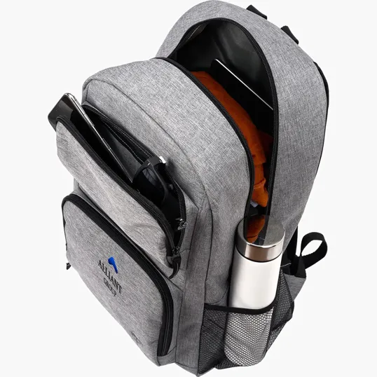 EarthTrendz™ 26L rPET Whitewater Laptop Backpack — view 9