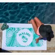 Diamond Cotton Terry Velour Beach Towel, 35 x 60 in. — view 5
