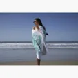 Diamond Cotton Terry Velour Beach Towel, 35 x 60 in. — view 8