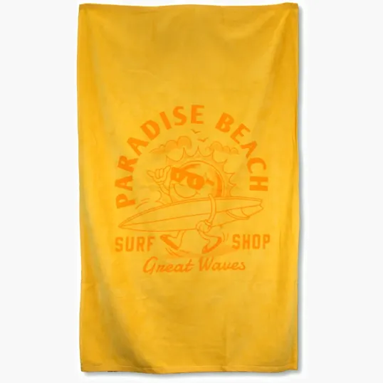 Diamond Colored Beach Towel, 35 x 60 in. Cotton Terry Velour — view 14