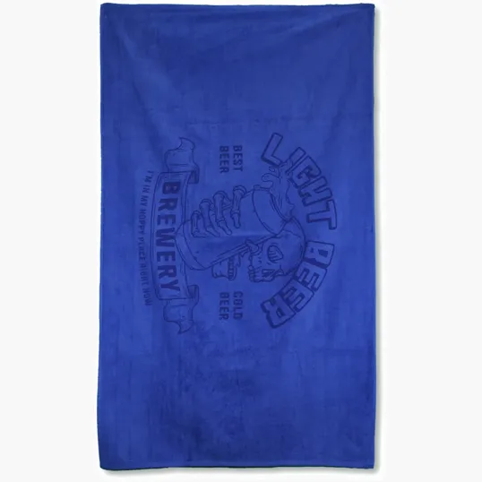 Diamond Colored Beach Towel, 35 x 60 in. Cotton Terry Velour — view 18