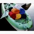 Diamond Colored Beach Towel, 35 x 60 in. Cotton Terry Velour — view 5