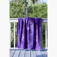 Diamond Colored Beach Towel, 35 x 60 in. Cotton Terry Velour — view 8