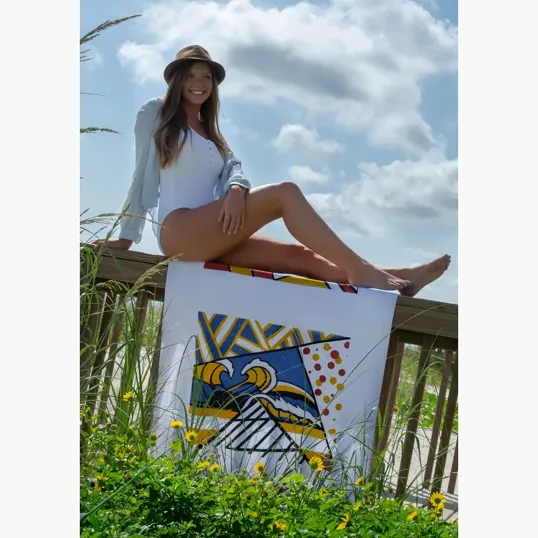 Pro Towels Diamond Beach Towel, 35 x 60 Inches — view 4
