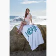 Starline Platinum Beach Towel, 35" x 70" — view 6