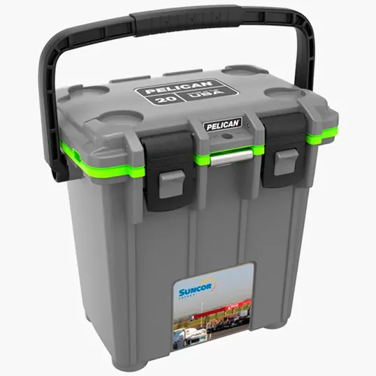 Pelican™ 20QT Cooler with Molded-In Lock Hasp — view 2