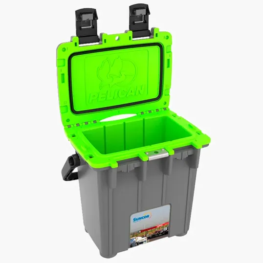 Pelican™ 20QT Cooler with Molded-In Lock Hasp — view 3