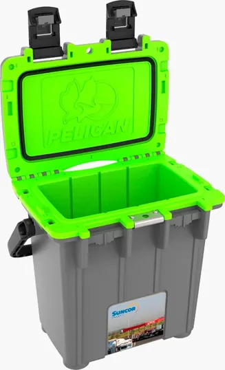 Pelican™ 20QT Cooler with Molded-In Lock Hasp — view 5